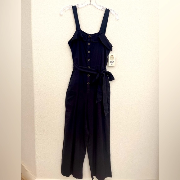 Billabong Sandy Toes Jumpsuit XS Black - Picture 2 of 9